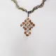 Small Cross - Proserpine-Khaki Braid - 1